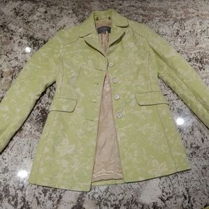 Ann Taylor Coat in spring green, Size 0P